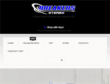 Tablet Screenshot of breakersmobile.com